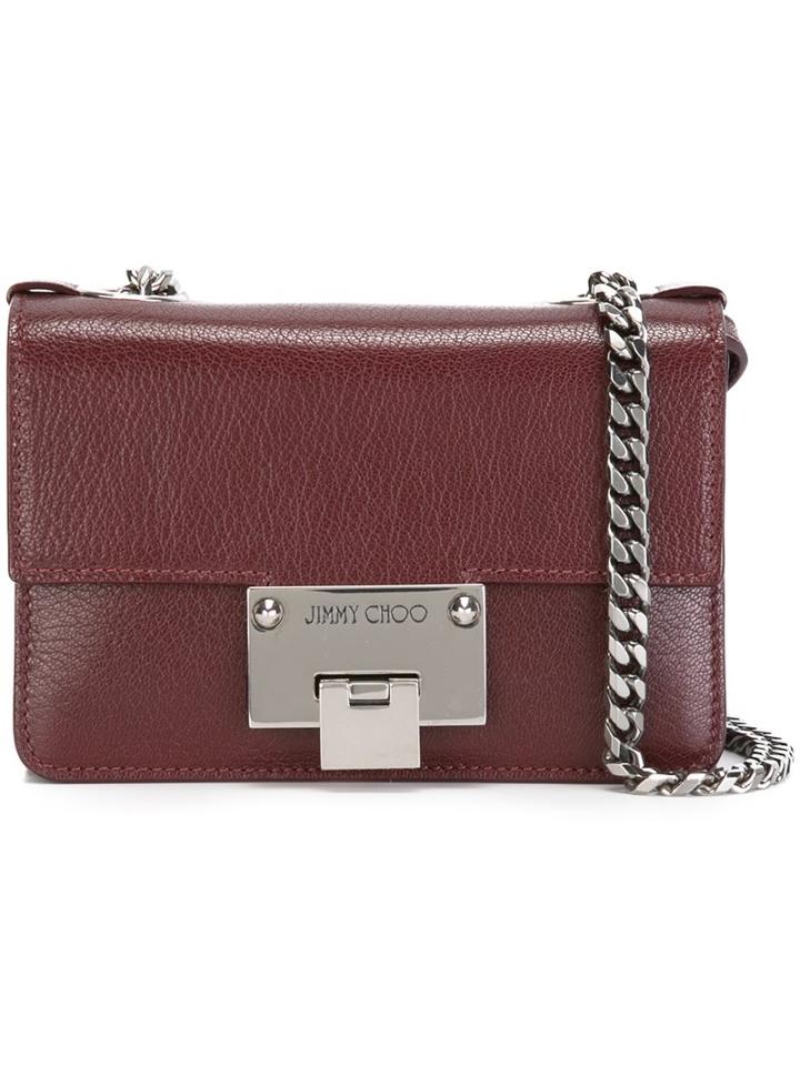 Jimmy Choo Mini 'rebel' Corssbody Bag, Women's, Red