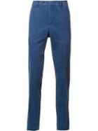 Pt01 Oxford Weave Trousers, Men's, Size: 58, Blue, Cotton