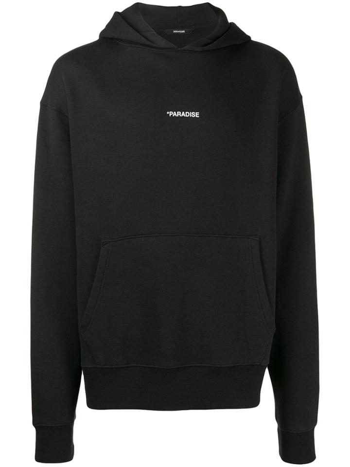 Zadig & Voltaire Sanchi Photoprint Paradise Hoodie - Black