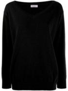 Brunello Cucinelli V-neck Sweatshirt - Black