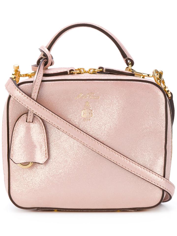 Mark Cross Baby Laura Shoulder Bag - Metallic