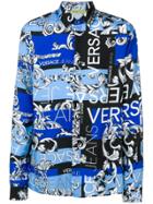 Versace Jeans Logo Print Shirt - Blue