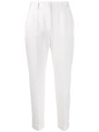 Dolce & Gabbana High-rise Cropped Trousers - White