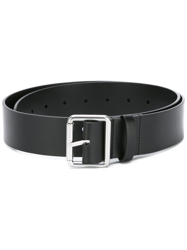 Raf Simons Classic Belt, Men's, Size: 90, Black, Leather