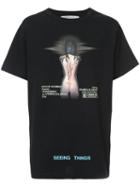 Off-white - Seeing Things T-shirt - Men - Cotton - M, Black, Cotton