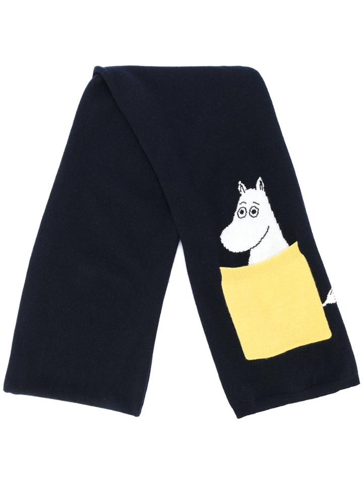 Chinti & Parker Moomin Peekaboo Pocket Scarf - Blue