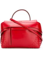 Tod's 'gommini' Tote Bag, Women's, Red, Leather