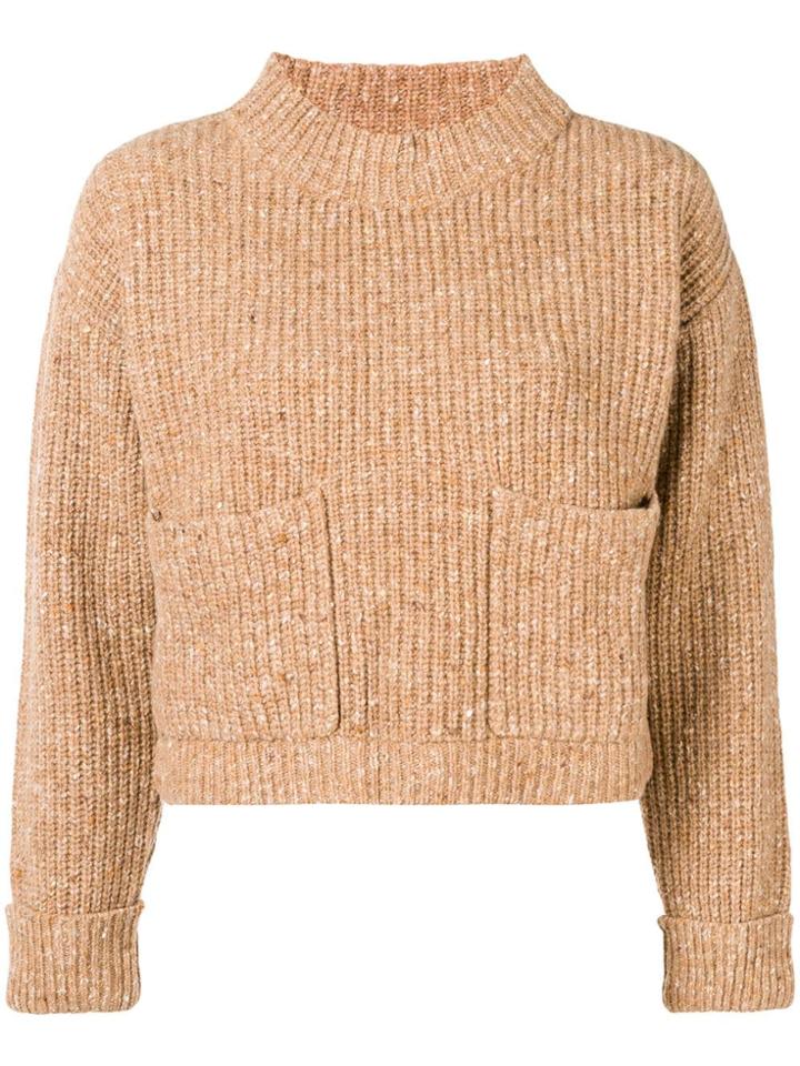 Philosophy Di Lorenzo Serafini Patch Pocket Jumper - Brown