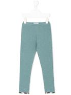 Burberry Kids - Check Cuff Leggings - Kids - Cotton/spandex/elastane - 6 Yrs, Green