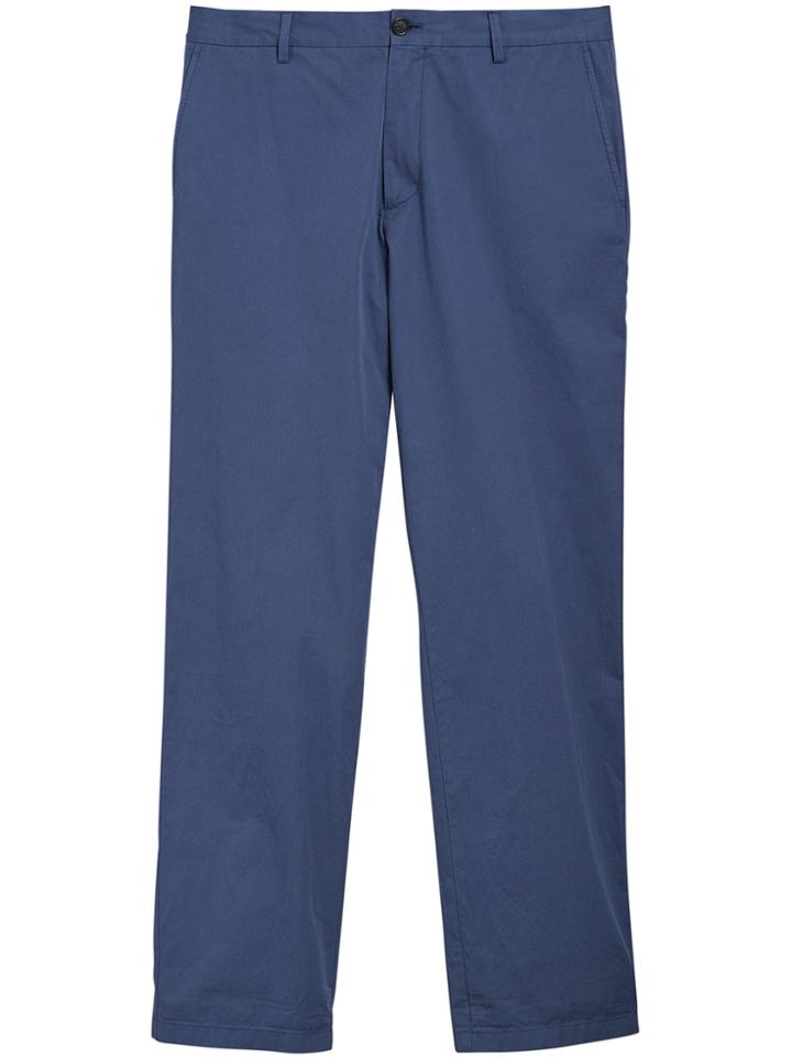 Burberry Cotton Twill Chinos - Blue