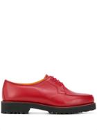 Holland & Holland Chunky Heel Oxford Shoes - Red