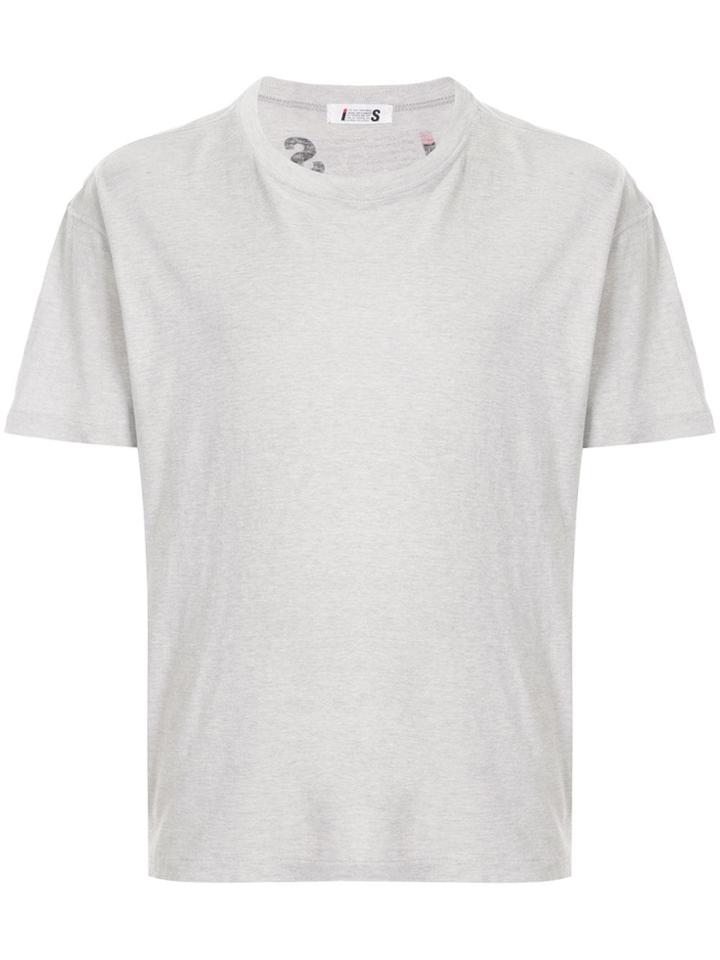 Issey Miyake Pre-owned 1980's Sports Line Small Logo T-shirt - Grey