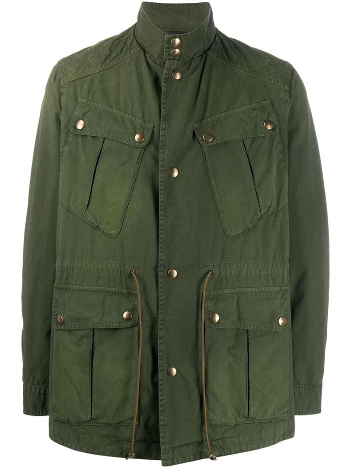 Mr & Mrs Italy Embroidered Jacket - Green