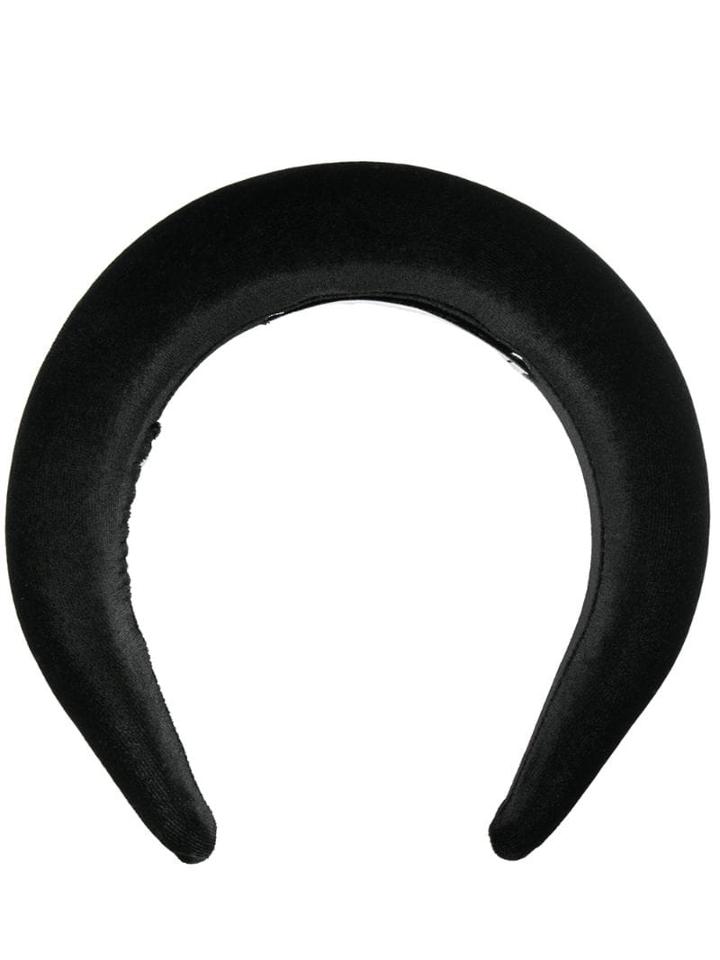 In The Mood For Love Velvet Headband - Black