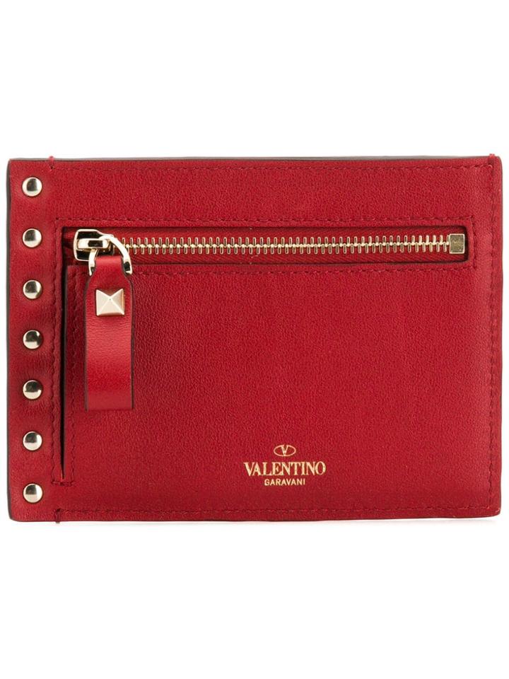 Valentino Valentino Garavani Rockstud Card Case - Red