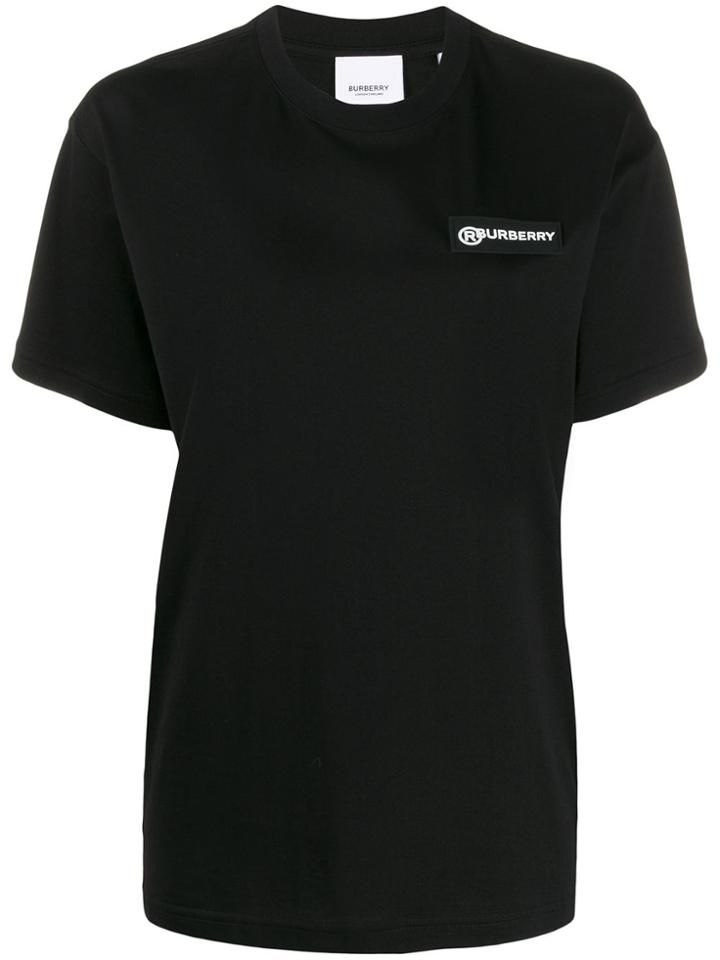Burberry Vintage Check Insert T-shirt - Black