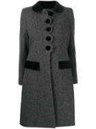 Marc Jacobs Peter Pan Collar Coat - Grey