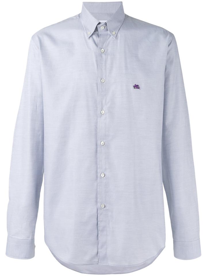 Etro - Classic Shirt - Men - Cotton - 42, Blue, Cotton