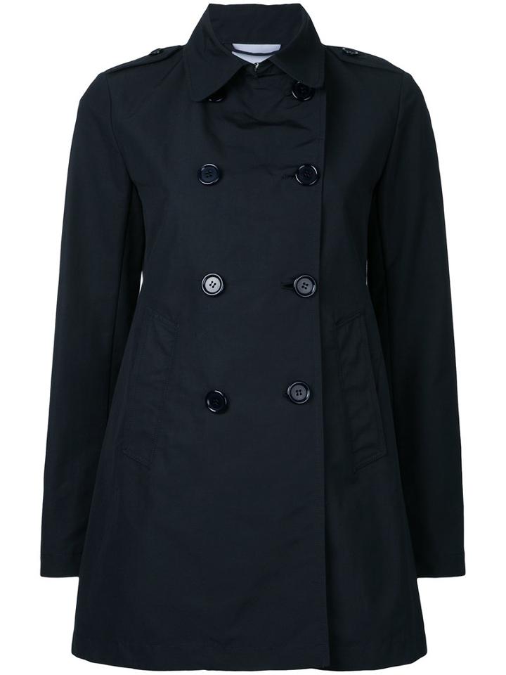 Aspesi - Double Breasted Jacket - Women - Cotton/polyester - M, Black, Cotton/polyester