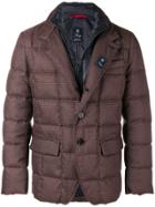Fay Buttoned Padded Jacket - Brown