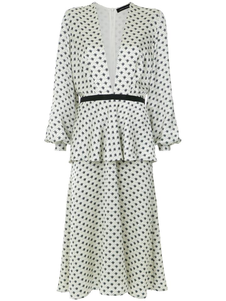Andrea Marques Printed Midi Dress - Multicolour