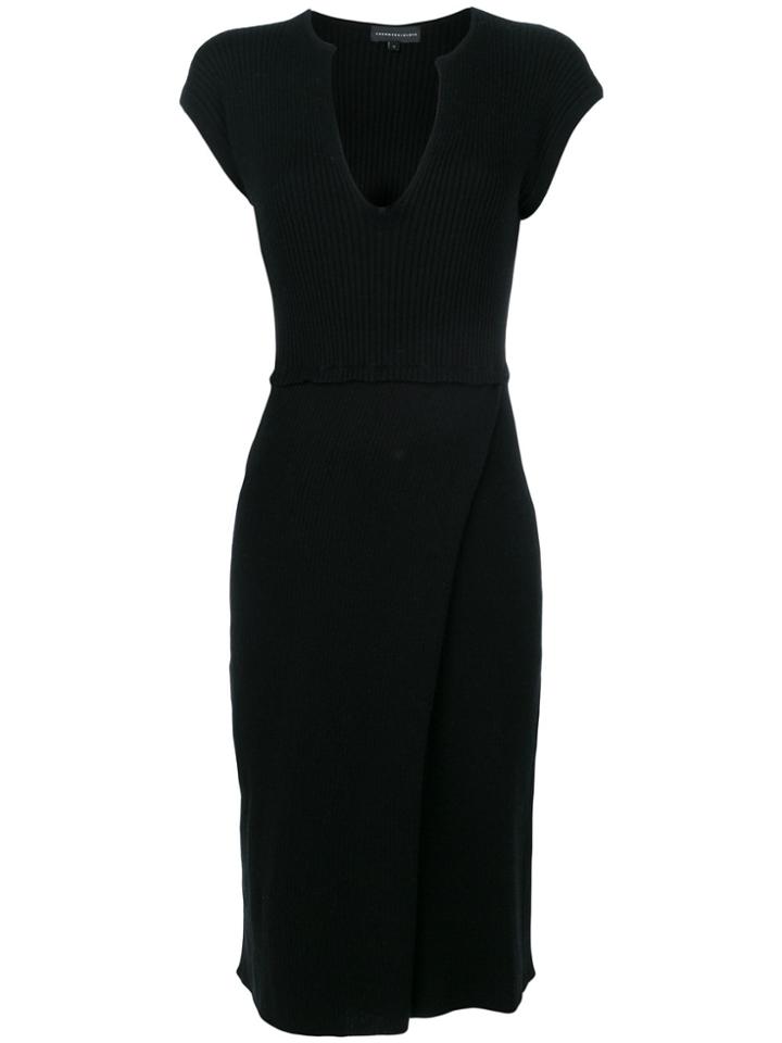 Cashmere In Love Camilla Knitted Dress - Black