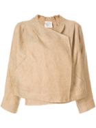 Forte Forte Off-centre Jacket - Nude & Neutrals