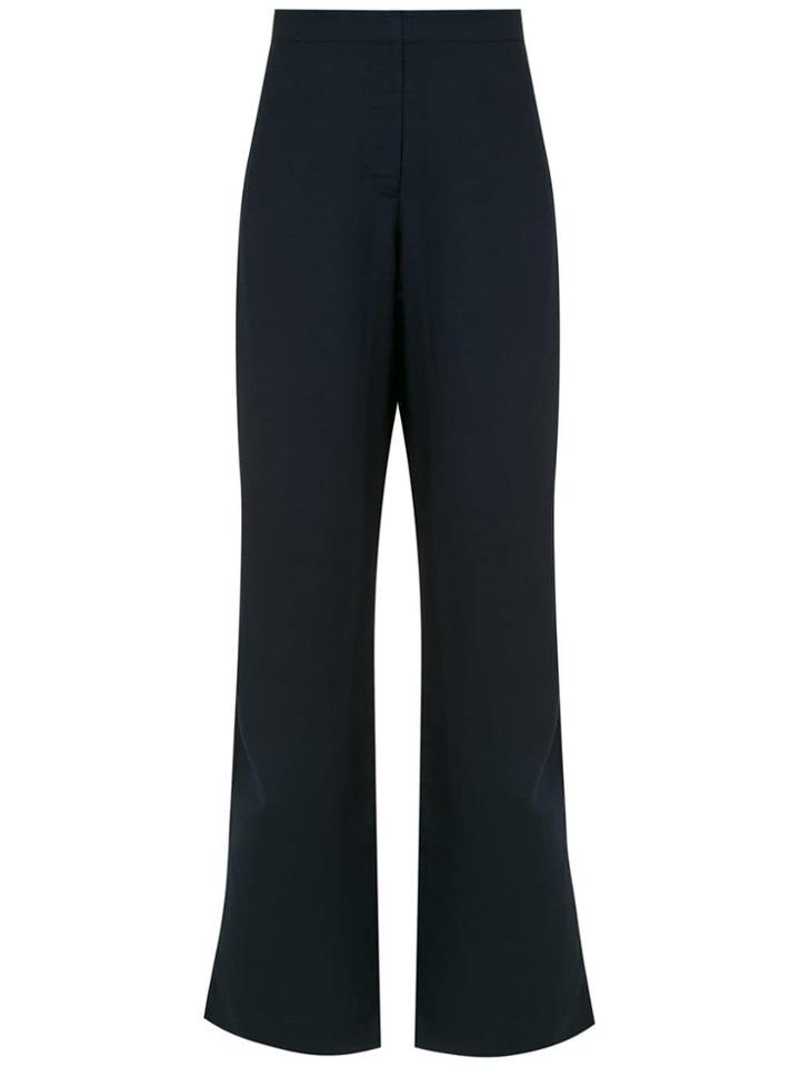 Egrey Wide Leg Trousers - Blue