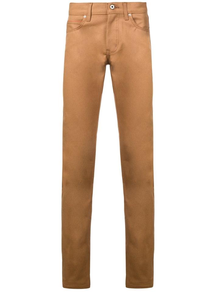 Naked And Famous Slim-fit Jeans - Brown