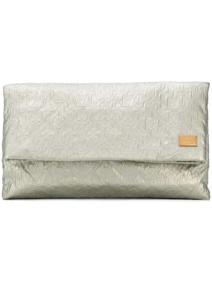Louis Vuitton Pre-owned Jacquard Monogram Metallic Clutch