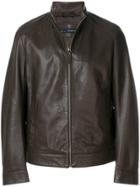 Jeckerson Zipped Fitted Jacket - Brown