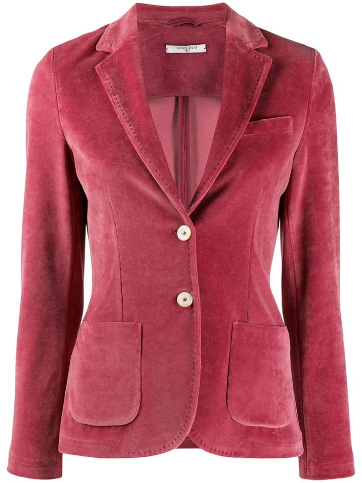 Circolo 1901 Classic Fitted Blazer - Pink