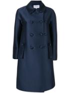 Dice Kayek Double Breasted Coat - Blue