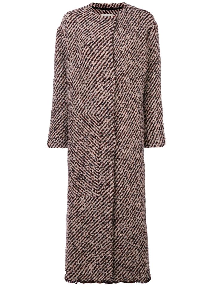 Humanoid Long Cardi-coat - Nude & Neutrals