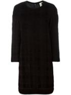 Comme Des Garçons Vintage Checked Shift Dress, Women's, Size: 38, Black