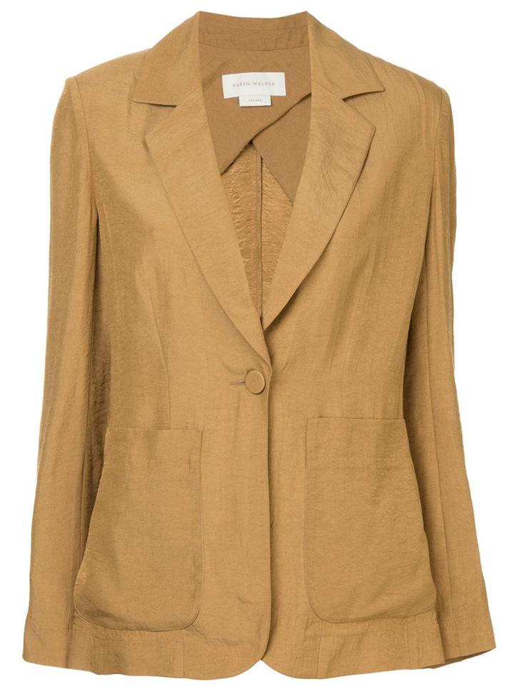 Karen Walker Decoy Jacket - Brown