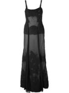 Francesco Scognamiglio Bubble Cloqué Flared Gown, Women's, Size: 40, Black, Polyester/polyamide/silk