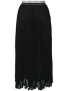 Ermanno Ermanno Pleated Skirt - Black