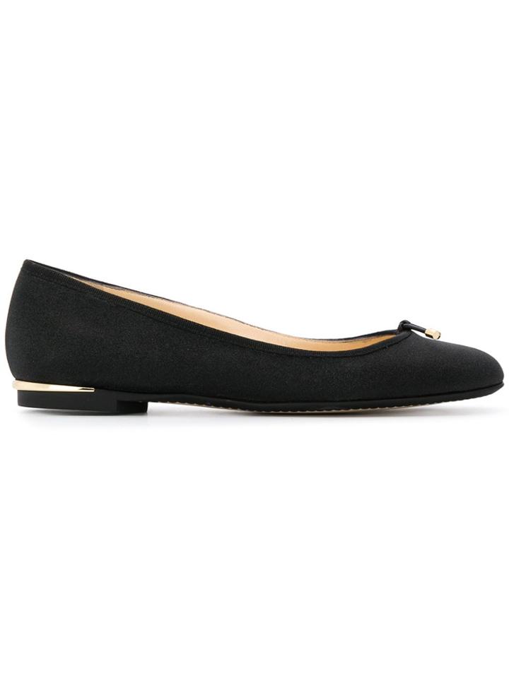 Jimmy Choo Jennie Flats - Black