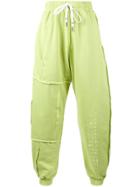 Liam Hodges Aponysus Embroidered Track Pants - Green