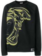 Versace Collection Medusa Motif Sweatshirt - Black