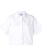 Msgm Short-sleeved Jacket - White