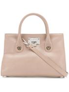 Jimmy Choo - Compact Shoulder Bag - Women - Calf Leather - One Size, Nude/neutrals, Calf Leather