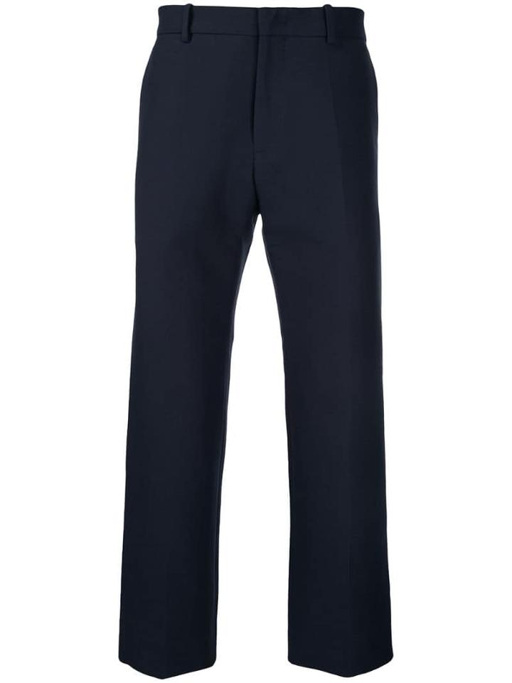 Nº21 Cropped Regular Trousers - Blue