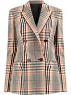 Juun.j Check Blazer - Orange