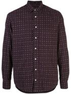 Gitman Vintage Long-sleeved Patterned Shirt - Purple