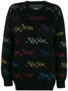 Marc Jacobs Embroidered Logo Jumper - Black