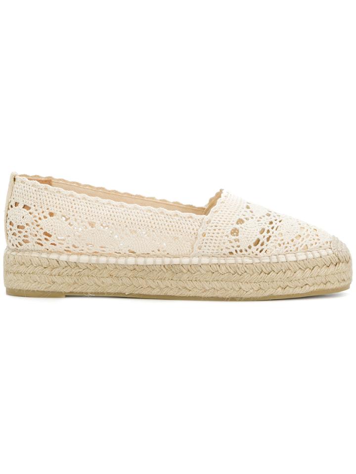Castañer Lace Espadrilles - White