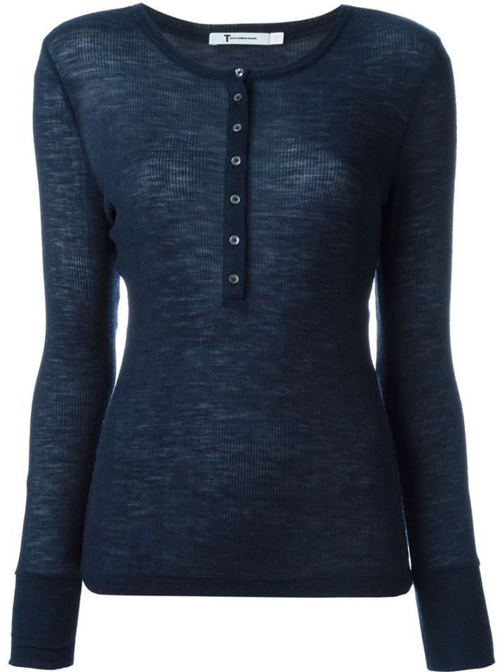 T By Alexander Wang Henley Sweater