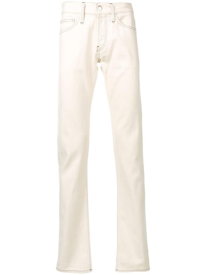 Helmut Lang Straight-leg Chinos - White